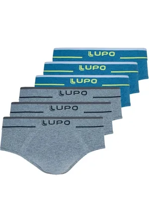 LUPO Kit com 6 Cuecas Slip 624-003