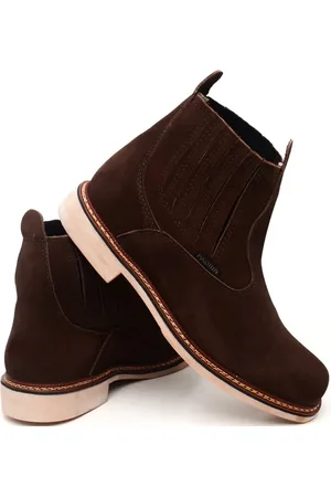Polo Blu Botina Masculina em Couro Cano Curto Moderna do 37 ao 44