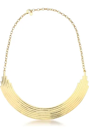 Ania Store Infantil - Colar Aro Texturizado Semijoia Banhada a Ouro 18K