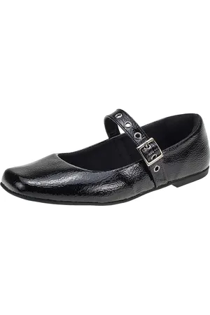 LÓRIS SHOES Sapatilha Feminina Lóris Shoes Fivela Mary Jane Bico Quadrado Clássico Retro 195