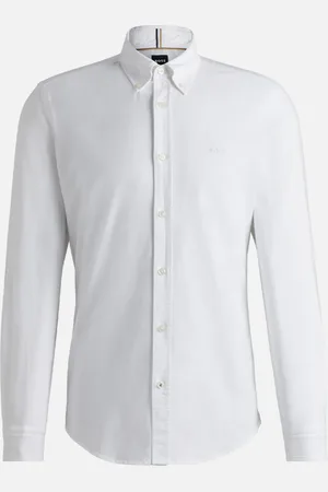 HUGO BOSS Camisa Regular C-ROAN-BD-E-C1-243 Branca