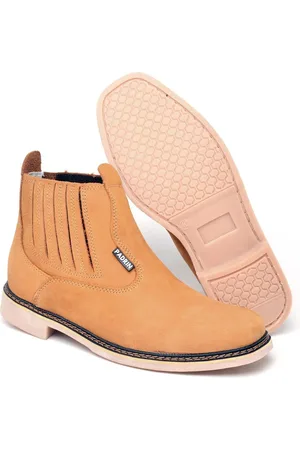 Polo Blu Botina Masculina em Couro Resistente Moderna do 37 ao 44