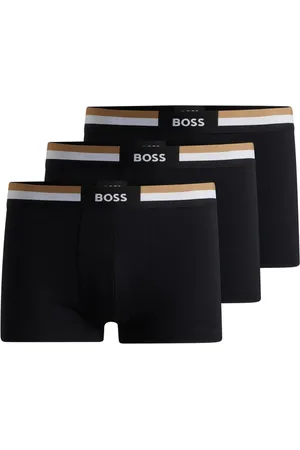 HUGO BOSS Pack Com Três Cuecas De Algodão Blend Com Cinturas De Logo - G - L