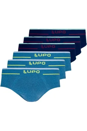 LUPO Kit com 6 Cuecas Slip 624-003