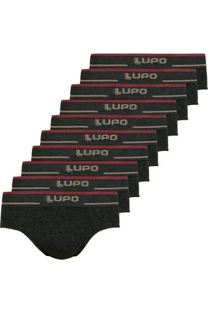 LUPO Kit com 10 Cuecas Slip 624-003