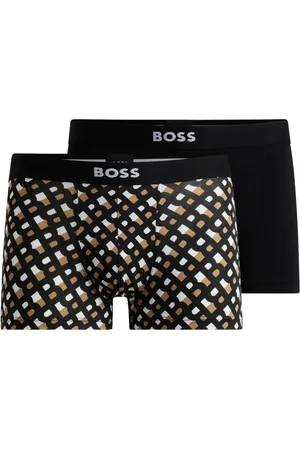 HUGO BOSS Pack Com Três Cuecas De Algodão Com Cintura Com Logo - EGG