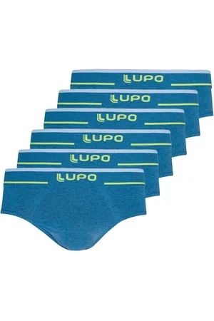 LUPO Kit com 6 Cuecas Slip 624-003