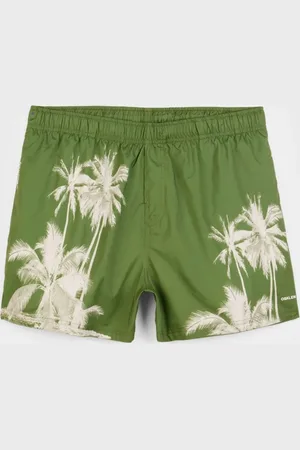 OSKLEN Beach short aquaone coqueiro lines
