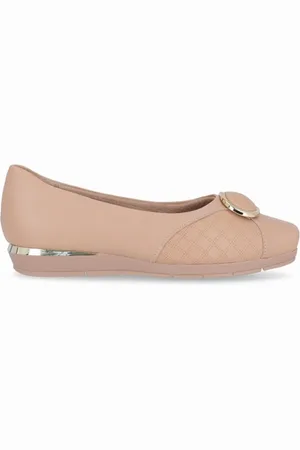 Piccadilly MAXI - Sapato Fernanda Salto Baixo Nude Claro