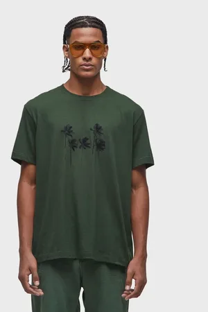 OSKLEN T-shirt palm tree juta