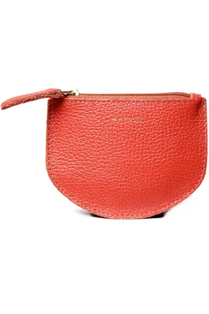Artlux Porta Moedas em Couro Laranja 3065