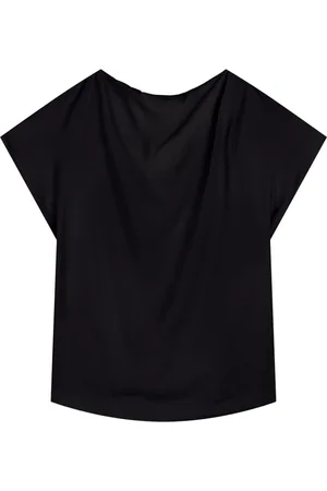 LEZ A LEZ Blusa De Mangas Curtas Em Alfaiataria Com Zíper Posterior