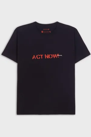 OSKLEN T-shirt vintage act now manifesto