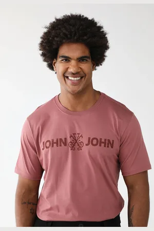 John John Camiseta Reta Estampada