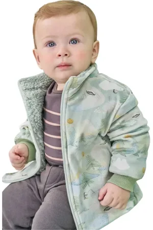 Luc.Boo Infantil - Conjunto Jaqueta em Pelo Carneirinho e Calça 80491