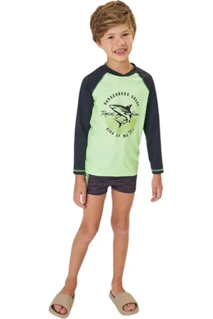 Luc.Boo Infantil - Conjunto Menino Camiseta e Sunga Uv 50+ 82265 LucBoo