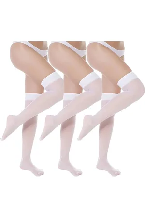 Selene Kit 3 Pares de Meia 7/8 Transparente Fio 15 Feminino