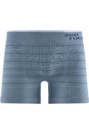 Zee Rucci Cueca Boxer Listras Finas sem Costura Acqua Marine