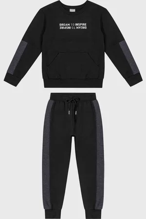 Colorittá Infantil - Conjunto 2pçs Manga Longa Blusa De Moletom E Calça