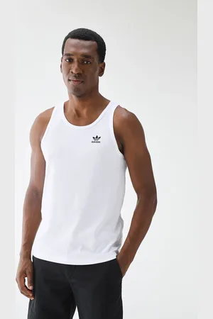 adidas Regata Canelada Reta Essentials Branca