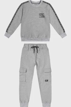 Colorittá Infantil - Conjunto 2pçs Manga Longa Blusa De Moletom E Calça