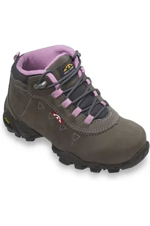BULL TERRIER Bota Breeze Grafite e Rosa Feminino Marrom