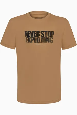 Calvin Klein Infantil - Camiseta Menino Never Stop - Havana