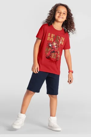 Brandili Infantil - Camiseta menino dos vingadores