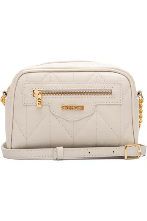 Griffazzi Bolsa de Couro Ombro Off White
