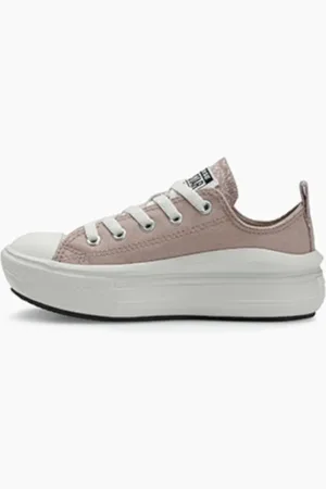 Converse Infantil - Chuck Taylor All Star Move Shinefetti Rosa