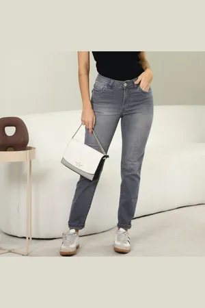 Revanche Calça Jeans Reta Barra Normal Feminino Togliatti