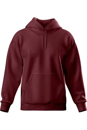 Relaxado Moletom Masculino Canguru Liso Confortável