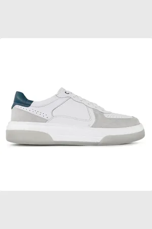 Democrata Sapatênis Denim Beat Pulse Microfuros Masculino Branco
