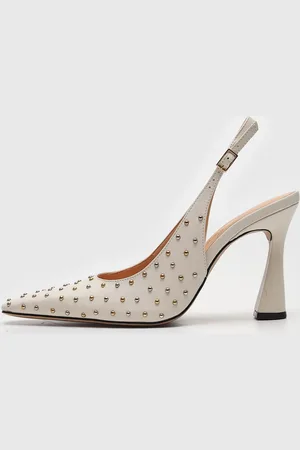 Luiza Barcelos Scarpin Slingback Off-White