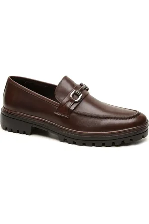Anna Andrade Sapato Masculino A. Andrade Mocassim De Couro Dockside Casual Social Brogue Tendência