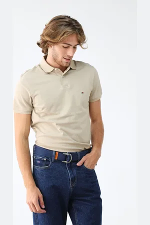 Tommy Hilfiger Camiseta Polo Reta Off White