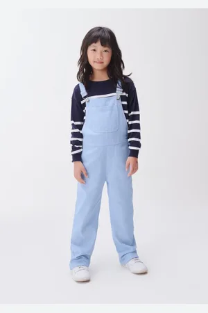 Hering Infantil - Jardineira Longa Menina Em Sarja
