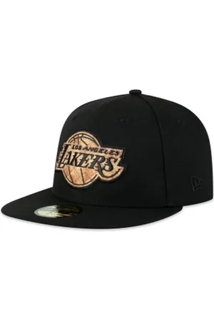 New Era Boné 59FIFTY Fitted NBA Los Angeles Lakers Back to Black