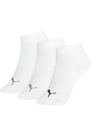 PUMA Kit Com 3 Pares De Meias Esportiva Masculina Algodão