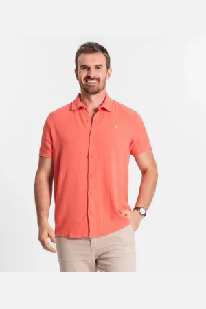 Diametro Camisa De Linho Strong Masculina