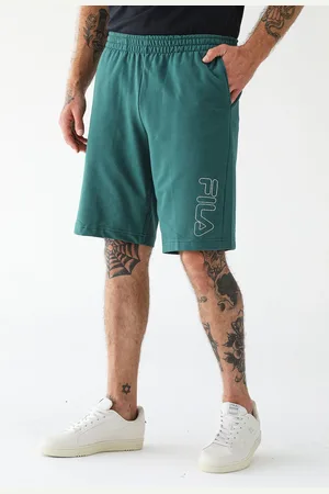 Fila Bermuda de Moletom Reta Practical Logo Outlin