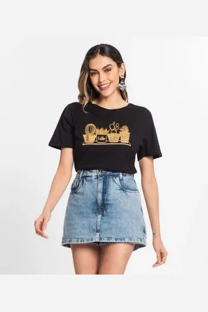 Select Blusa T-Shirt Feminina Estampada