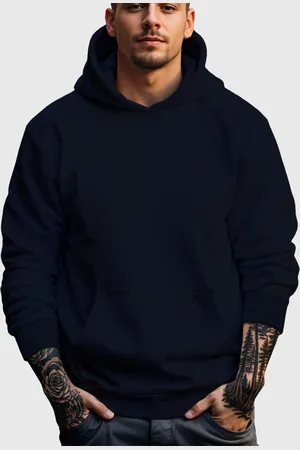 Benellys Moletom Canguru Masculino Flanelado Com Capuz Marinho