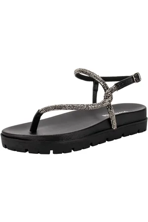 VIA MARTE Sandália Feminina Flat 102008 A5832008