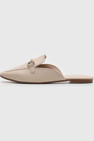 BEBECÊ Mocassim Mule cê Detalhe Decorativo Off-White