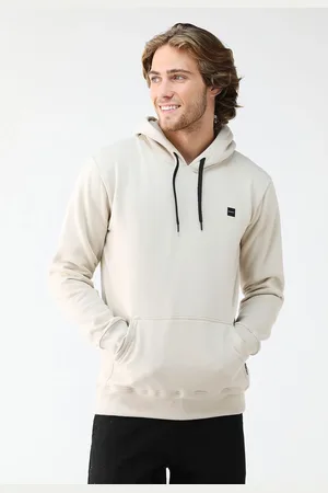 Oakley Blusa de Moletom Fechada Canguru Off White