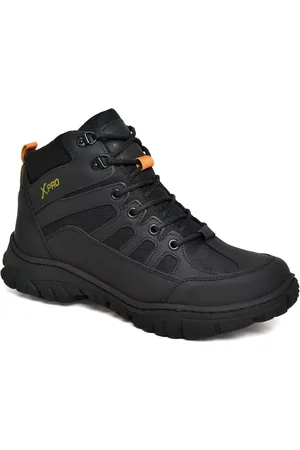 Relaxado Bota Botina GW22A em Couro Emborrachado Grafite com C.A Laudo Segurança Gogowear