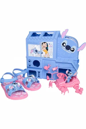 GRENDENE Infantil - Sandália Pet Shop Stitch Glitter