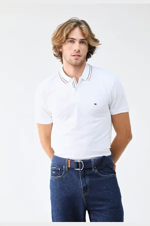 Tommy Hilfiger Camiseta Polo Reta Branca