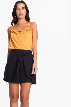 Endless Shorts Feminino Faixa Dupla Viscose